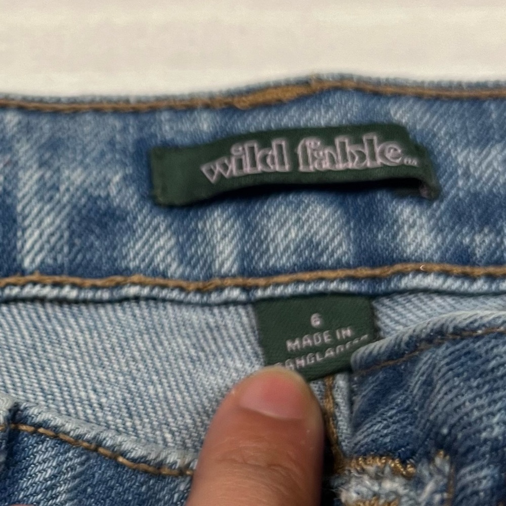 💗 Wild Fable - Women High Waisted Jean Shorts - Picture 4 of 5